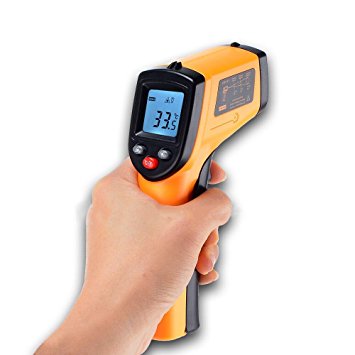 Infrared laser temp gun