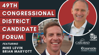 49th Congressional District Candidate Forum… Mike Levin and Brian Maryott (1).png