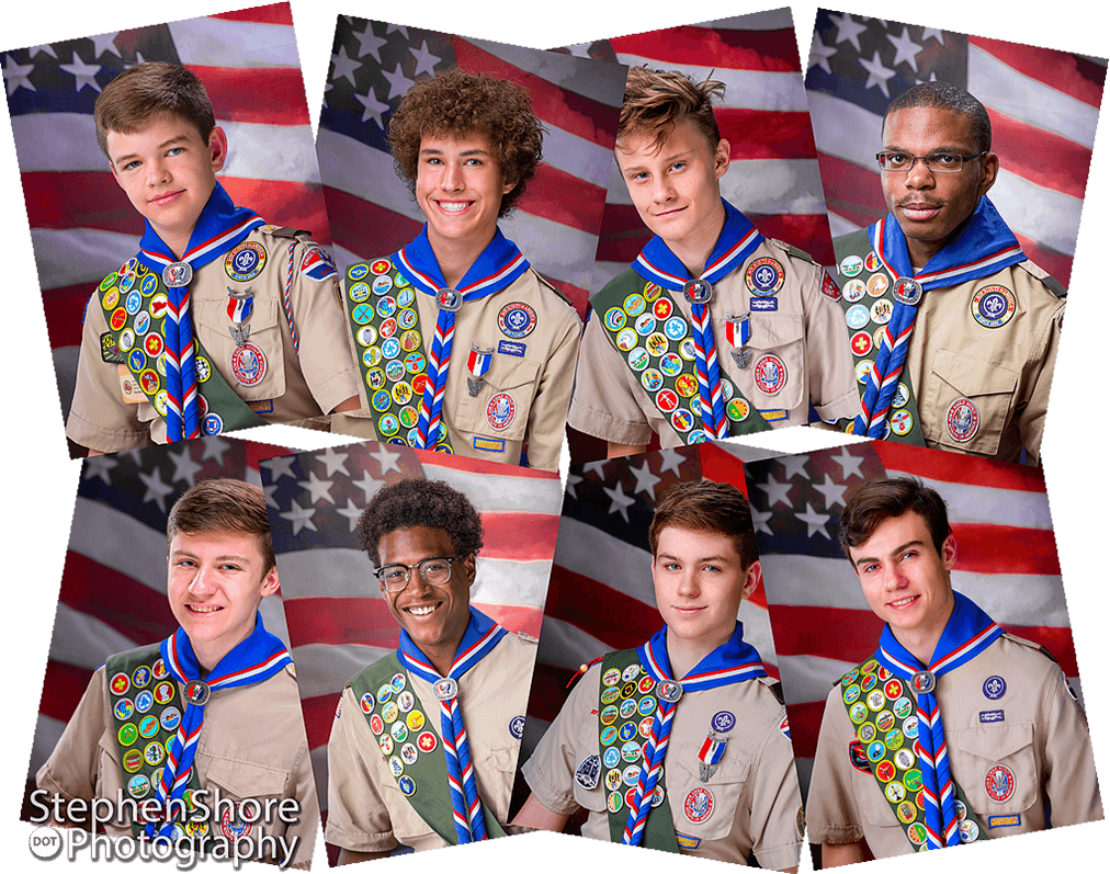 New Eagle Boy Scouts Portraits