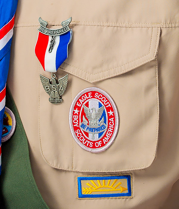 Eagle Patch & Medal Placement