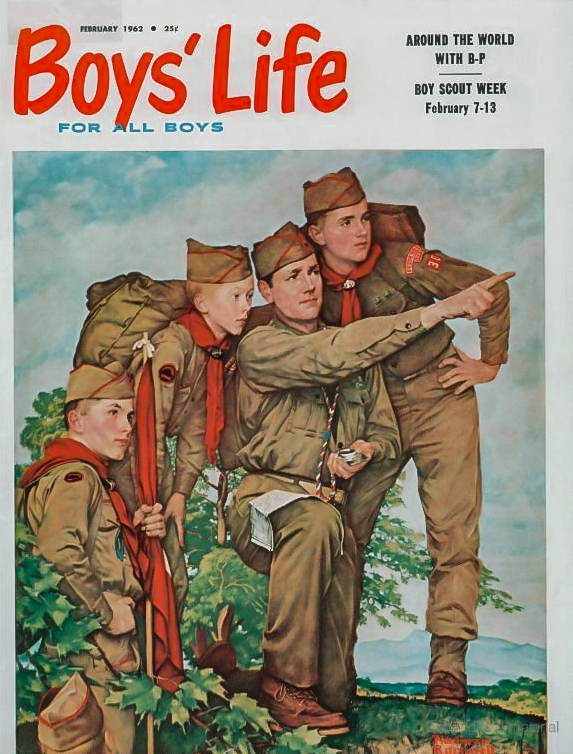 Boy's Life cover, February 1962