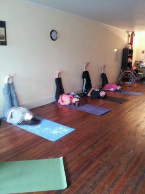 legs up the wall