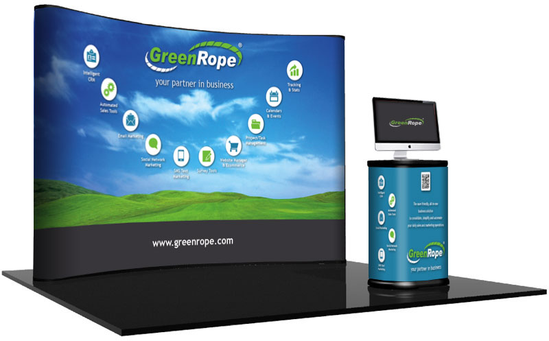GreenRope Trade Show Booth