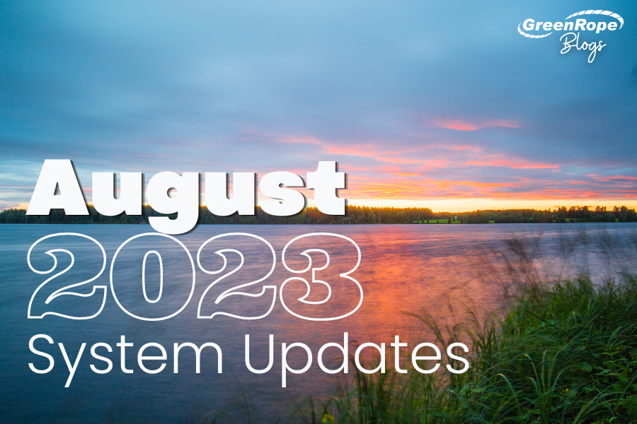August 2023 System Updates