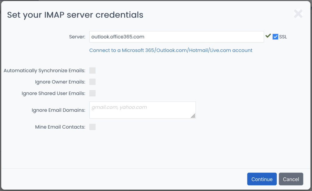 Outlook Integration