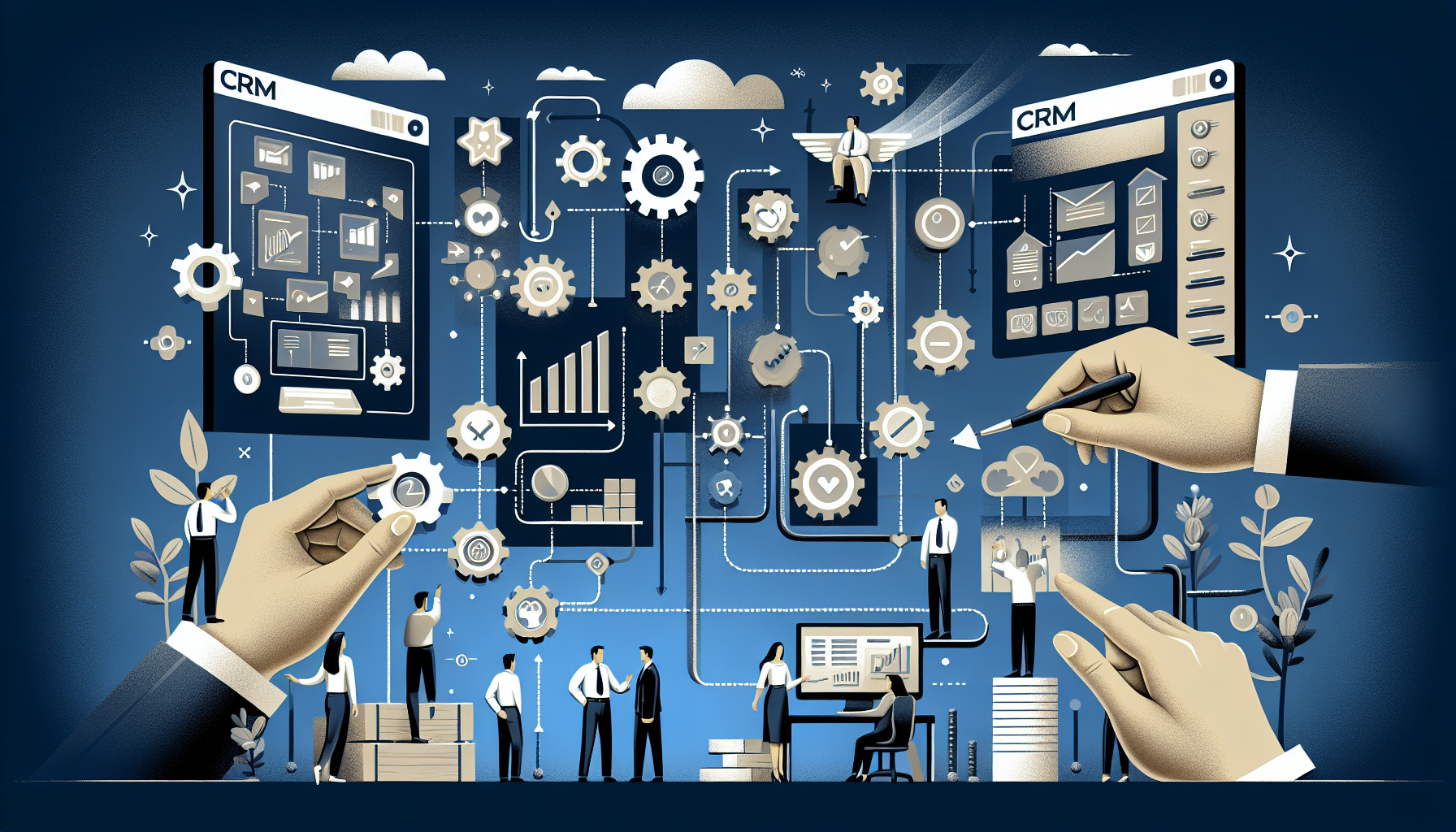 Streamline business growth by tailoring a CRM to enhance efficiency and customer relationships.